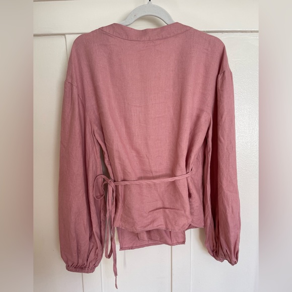 Posse Pink Linen Shirt - size XS/S - Picture 3 of 3